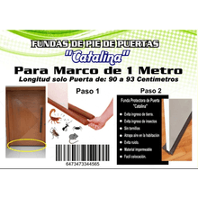 Funda de pie de puerta 1mts cafe