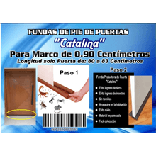 Fundas de pie de puertas 0.90mts cafe