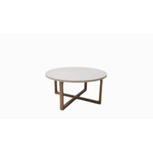 Mesa central redonda 40x84cm maru