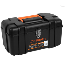 Caja De Herramientas Reforzada De 17” Negro Broche Metalico  Industrial