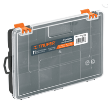 Organizador de 11" con tapa y seguro de 9 compartimientos