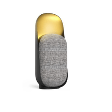 Parlante bluetooth recargable luz led 30k negro