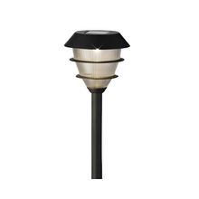 Estaca solar color negro neo