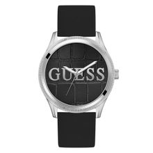 RELOJ GUESS ANALOGICO TONO PLATEADO Y NEGRO MAN GW0887G1