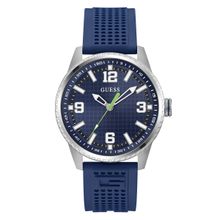 RELOJ GUESS ANALOGICO TONO AZUL PLATEADO MAN GW0890G1