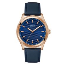 RELOJ GUESS ANALOGICO TONO ORO ROSA AZUL MARINO MAN GW0846G2