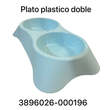 Plato plastico doble