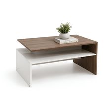Mesa Central Malaga 46x90x60 Amendoia/Off White