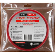 Cinta doble contac.1mm x 12mm x 5y