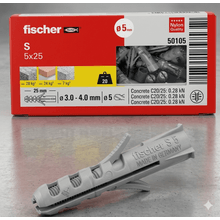 Tarugos nylon s5 - 608975 - fischer