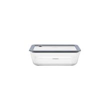 Contenedor de vidrio tapa silicona 2.6l