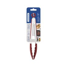 Pinza multiuso 27 cm de silicona rojo