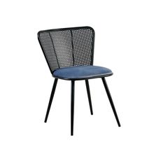 Silla de comedor frankie negro/gris