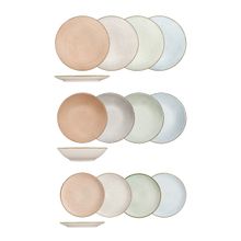 Set de vajilla 12pzas sortido aquarela
