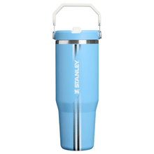 Botella iceflow flipstraw team light blue white 0.89 lt - 30 oz