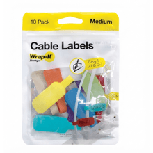 Etiquetas de cable 10u surt