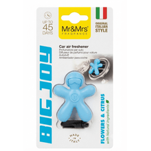 Big joy ligth blue flower citrus
