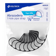 Abrazadera para tubo 1/2" 0.8 mm por unidad