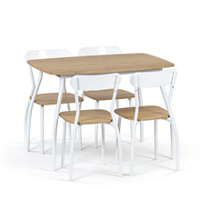 Comedor 4 puestos 110x70 beige Milo