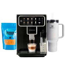 Cafetera Espresso Super Automatica +Bolsa de Café + Stanley