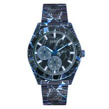 RJ GUESS MENS NEGRO MULTI-FUNCTION RELOJ GW0953G2
