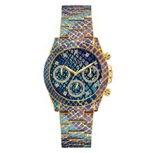 RELOJ GUESS MULTIFUNCIÓN AZUL, MORADO LADIES GW0752L1