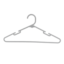Set de 10 colgador de plastico girs basico