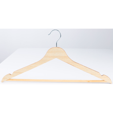 Set de 8 colgadores de madera eucalipto