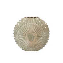 Florero ovalado sifan verde 31x31cm