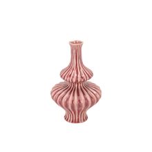 Florero burbujas mirre rosa viejo 15x25cm