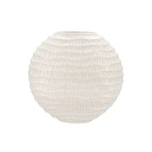 Florero ovalado lima blanco 51x50cm