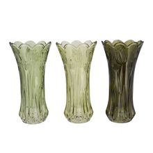 Florero tulipan delight verde verano surt. 15x30cm