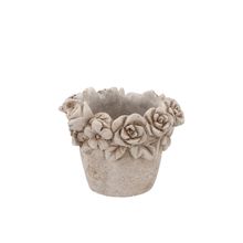 Maceta redonda concreto saint antique 15x15cm