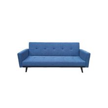 Sofa cama c/ brazos davis azul