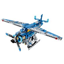 Hidroavion de bloques de construccion