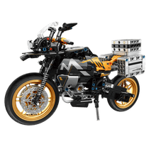 Motocicleta de bloques de construccion