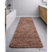 Alfombra de bano y pasillo beige