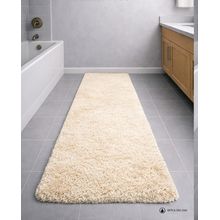 Alfombra de bano y pasillo marfil