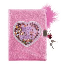 Set diario con glitter nacida para brillar + boligrafo