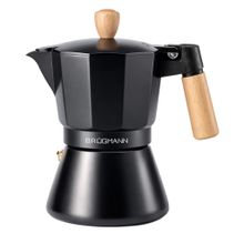 Cafetera Italiana 6 tazas Negro
