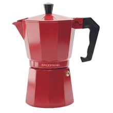 Cafetera Italiana 6 tazas Rojo