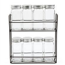 Set especieros de vidrio, set de 8 piezas