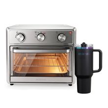 Combo - Horno/Freidora de Aire 25L + Tumbler Aquavista Spectra Black