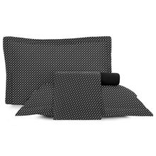 Jgo de sabanas tacto satinado king slim preto
