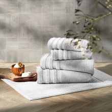 Jgo de toallas toquio 5 pzs blanco 70x140cm