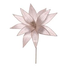 Flor ponsetia decorativa blush pink 32x30cm