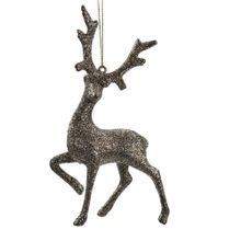 Reno colgante champan 16 cm