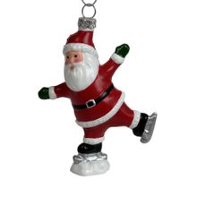 Ornamento anta patinando 10x4 cm