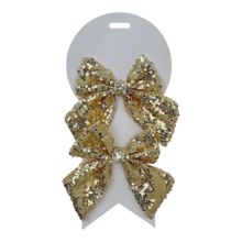 Jg lazos champan 2 pzas 13 cm