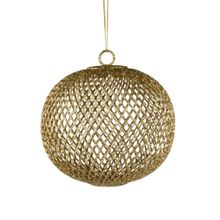 Esfera golden frost redonda 9 cm